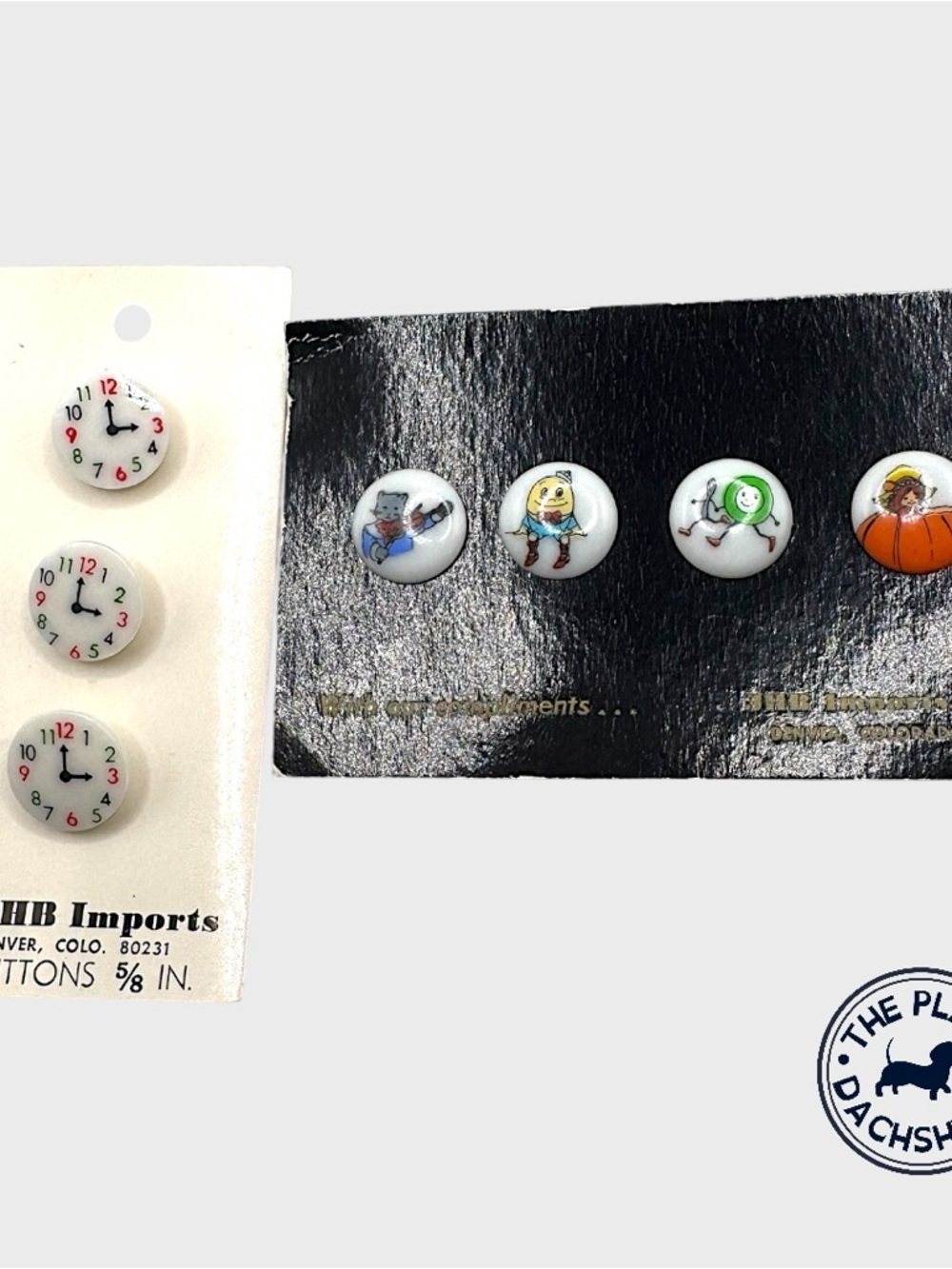 Vintage Sets of Novelty Buttons